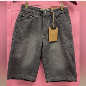 NWT Boys Grey denim jean shorts sizes 10 and 12